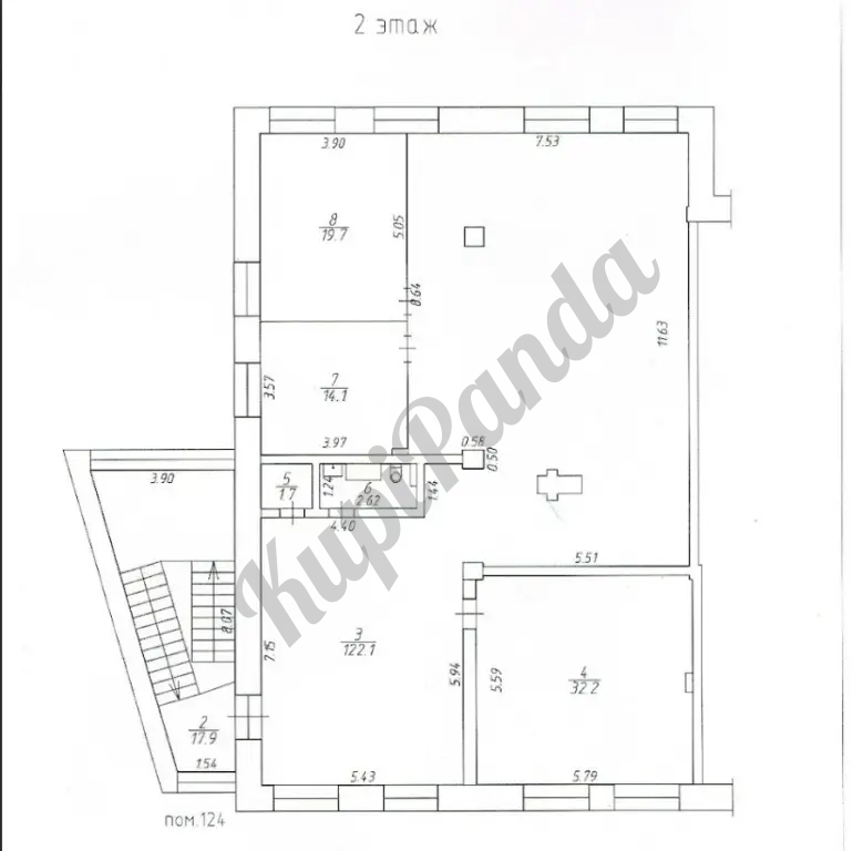 Офис 233м² с мебелью и отдельным входом