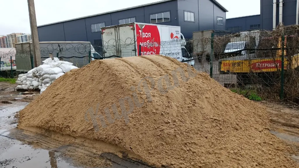 Песок строительный в мешках по 40 кг