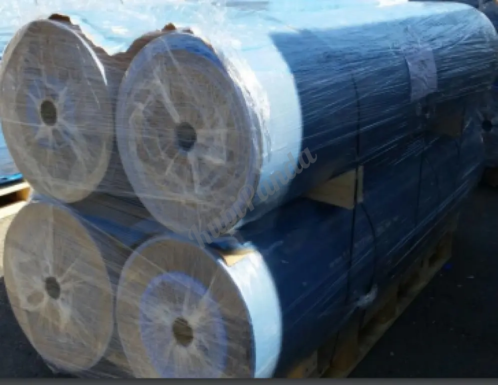 Упаковочная бумага креппированная с антикоррозионным покрытием (ингибитором) для цветного металла и ПЭ покрытием ширина 170 мм.