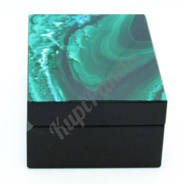 Малахит с Хризоколлой - Коллекционная Шкатулка