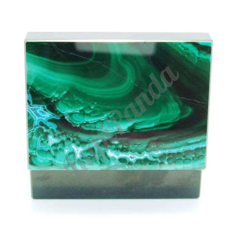 Малахит с Хризоколлой - Коллекционная Шкатулка