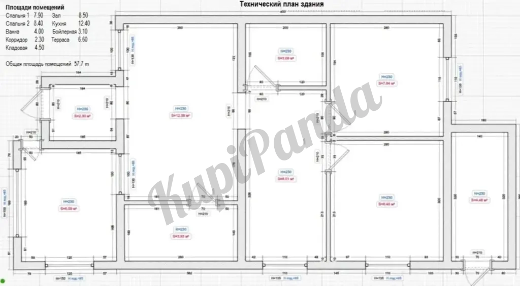 3-комнатный кирпичный дом 50 м² на большом участке 6 сот. Газ, центральная вода, косметический ремонт + мебель.
