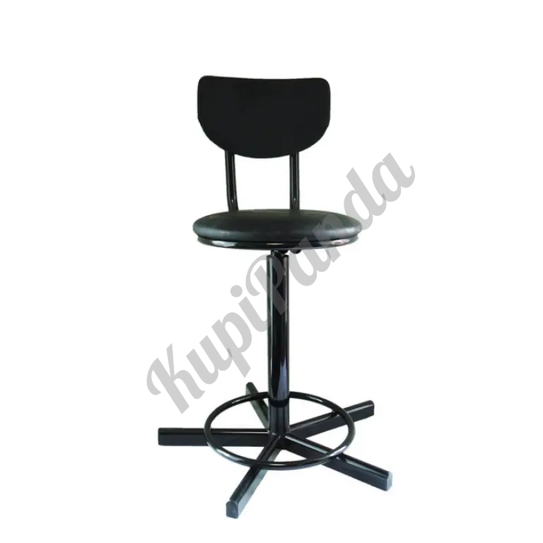 Стулья и табуреты на винтовой основе.