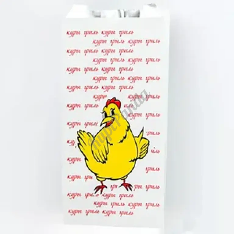 Пакет бумажный ламинированный для кура-гриль