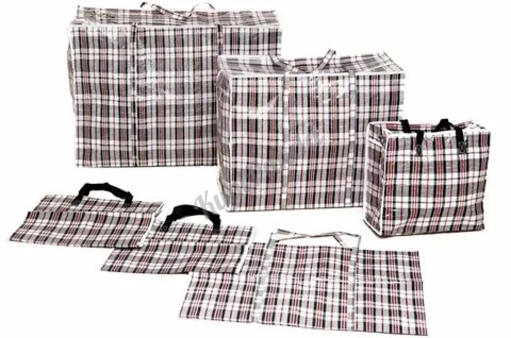 Сумки хозяйственные клетка, черные