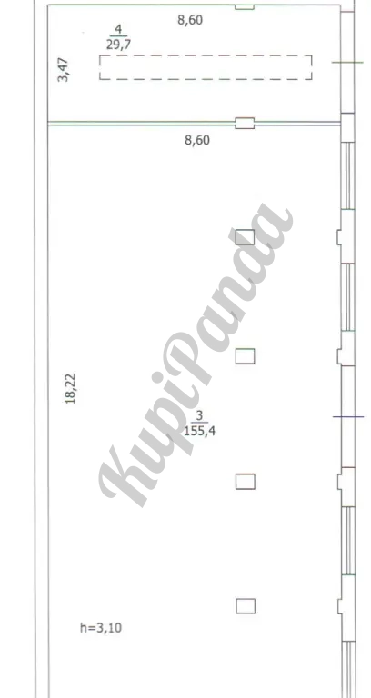 Аренда складского помещения 480м2