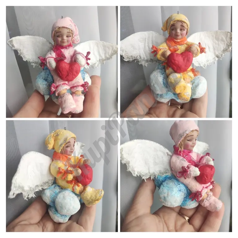 Ватные ёлочные игрушки