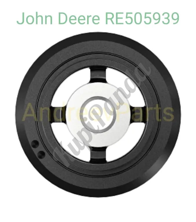 Оригинальный шкив коленчатого вала с демпфером John Deere (артикул RE505939)