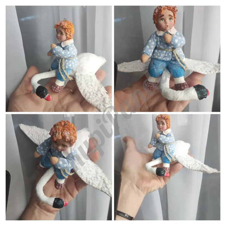 Ватные ёлочные игрушки