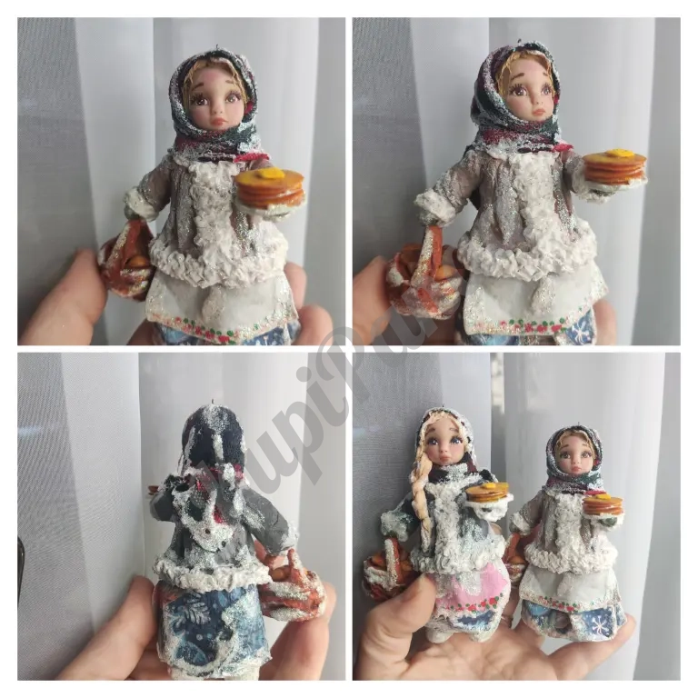 Ватные ёлочные игрушки