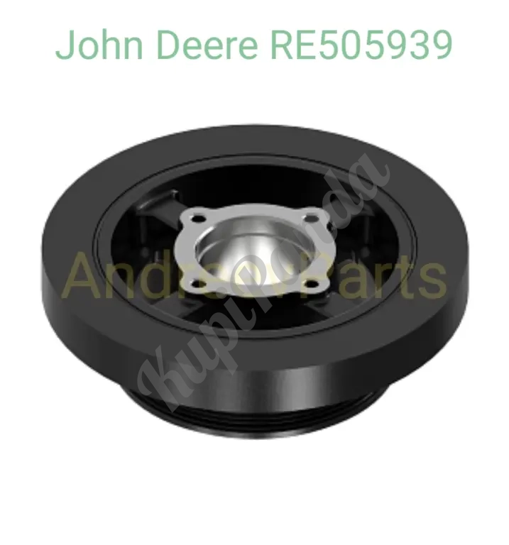 Оригинальный шкив коленчатого вала с демпфером John Deere (артикул RE505939)