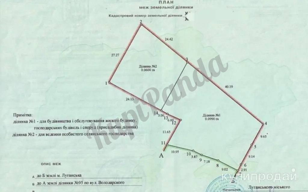 Продаются два приватизированных участка