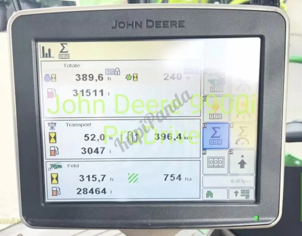 Кормоуборочного комбайна John Deere 9900i ProDrive 40 км/ч (2025)