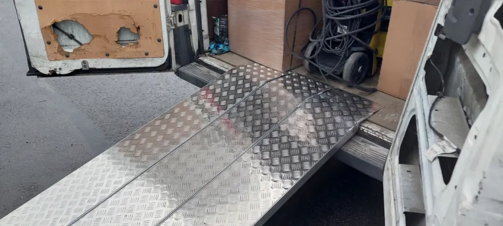 Комплект приставных аппарелей для заезда