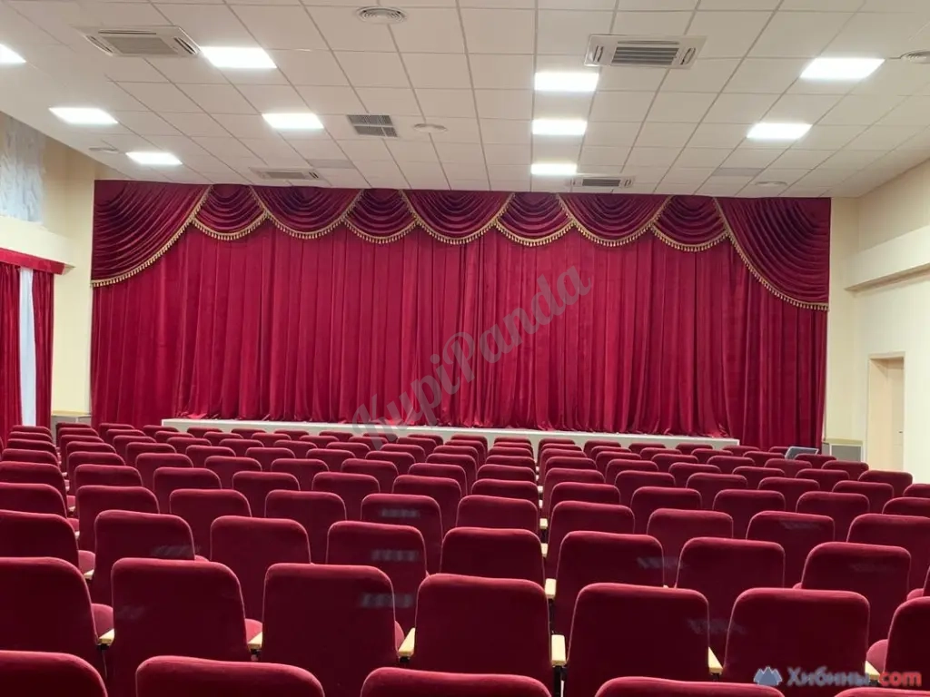 Пошив театральных штор для бюджетных организаций из негорючих тканей.