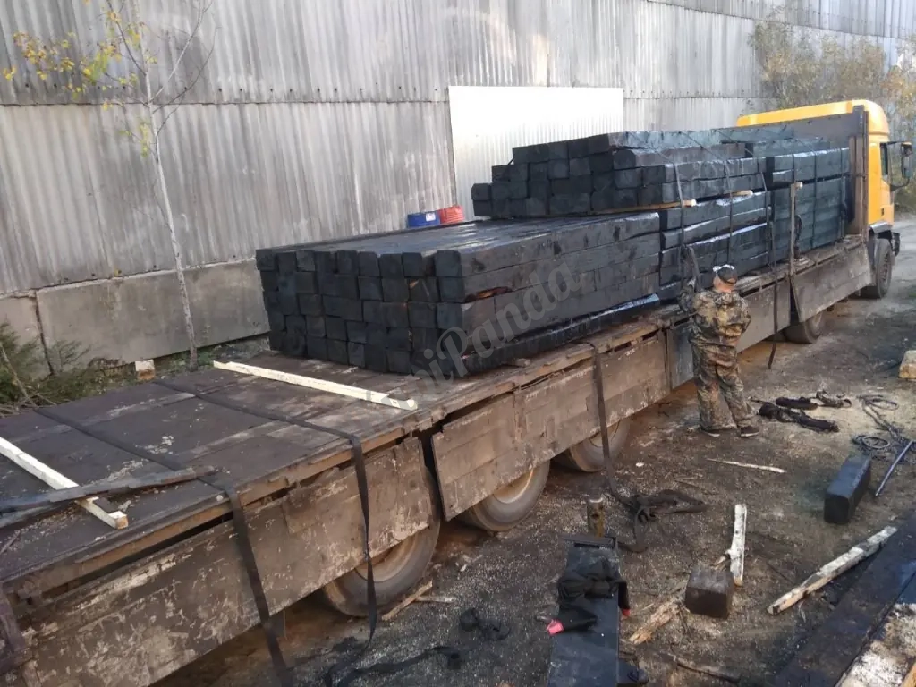 Пропитанные деревянные шпалы Тип 1 и Тип 2 от производителя | Брус для стрелочных переводов