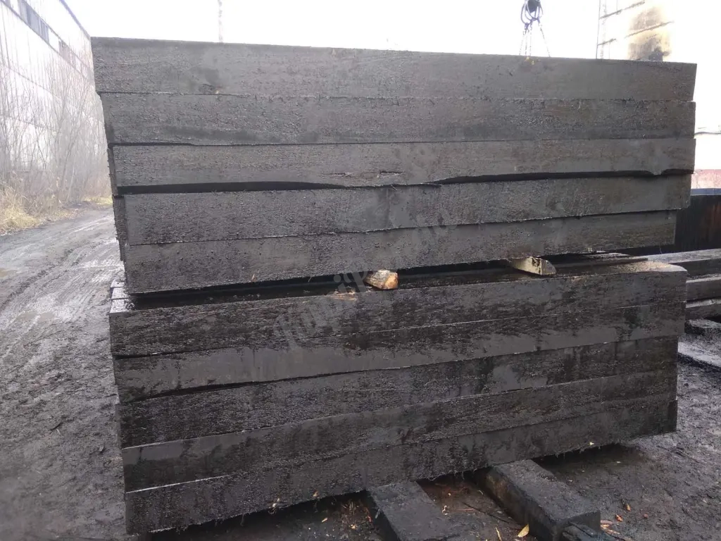 Пропитанные деревянные шпалы Тип 1 и Тип 2 от производителя | Брус для стрелочных переводов