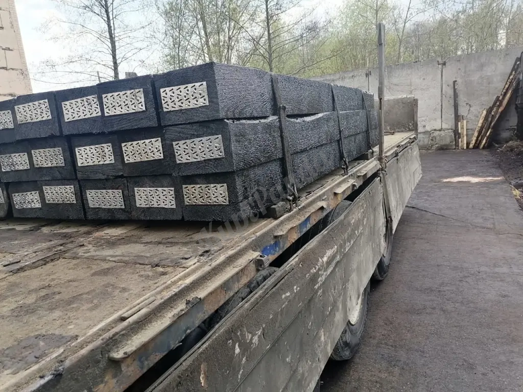 Пропитанные деревянные шпалы Тип 1 и Тип 2 от производителя | Брус для стрелочных переводов