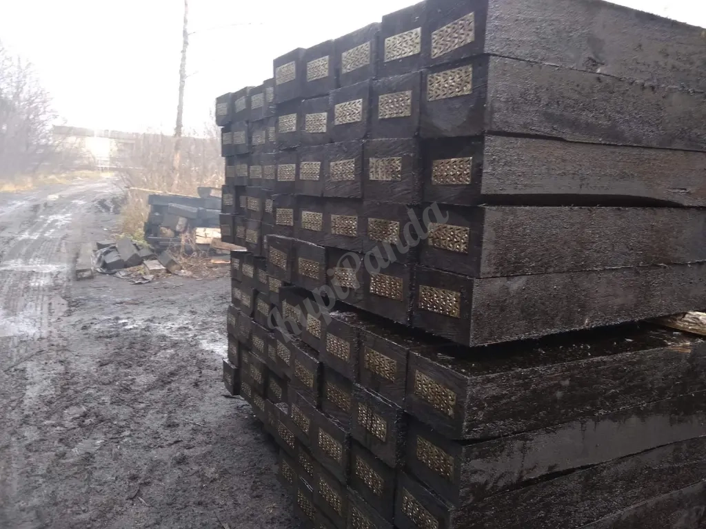 Пропитанные деревянные шпалы Тип 1 и Тип 2 от производителя | Брус для стрелочных переводов