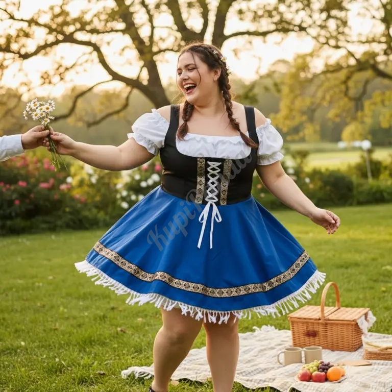 женский костюм для косплея / вечеринки «Немецкая горничная Октоберфест»