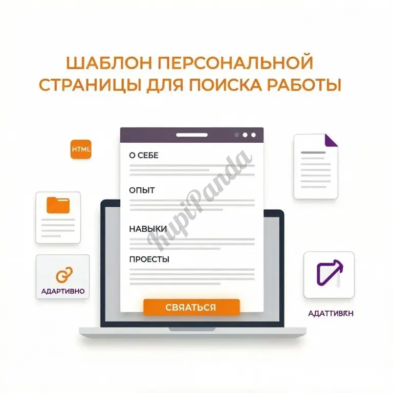 Шаблон персональной страницы для поиска работы — новый тренд среди соискателей