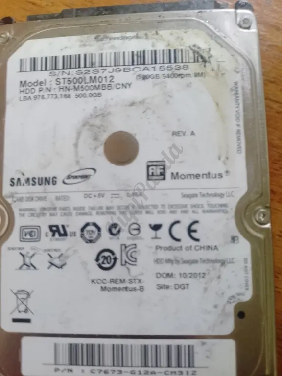 Жесткий диск Samsung ST500LM012