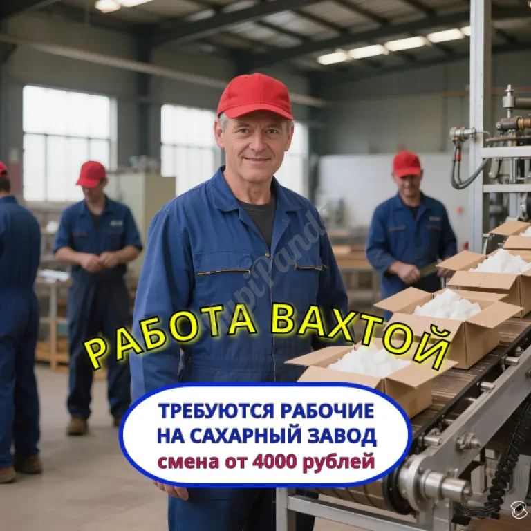 Требуются рабочие на сахарный завод. Оплатим проезд до завода!
